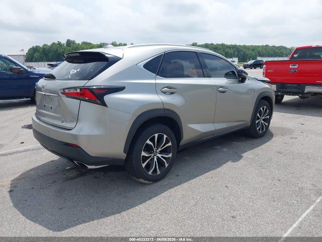 2015 Lexus Nx 200t F Sport მანქანა იყიდება აუქციონზე, vin: JTJBARBZ5F2022625, აუქციონის ნომერი: 45333372