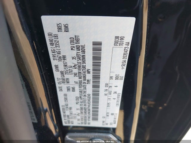 Ford ESCAPE SE 2017 1FMCU9G97HUE00230 Image 9