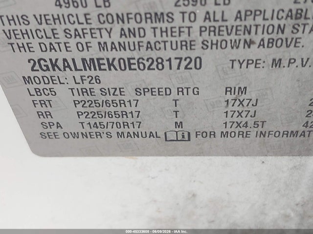 2GKALMEK0E6281720 GMC Terrain Sle-1