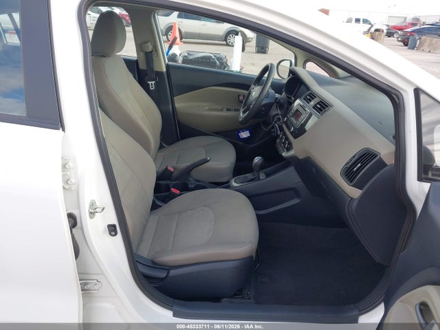 2016 Kia Rio Lx მანქანა იყიდება აუქციონზე, vin: KNADM4A37G6539130, აუქციონის ნომერი: 45333711