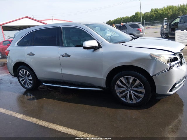 45333756 :رقم المزاد ، 5FRYD4H64FB017321 vin ، 2015 Acura Mdx Technology Pkg W/entertainment Pkg مزاد بيع