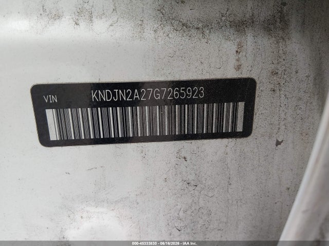 Aukcja sprzedaży 2016 Kia Soul, vin: KNDJN2A27G7265923, numer aukcji: 45333830