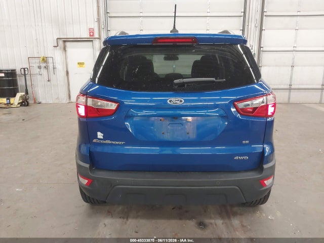 Продажа на аукционе авто 2019 Ford Ecosport Se, vin: MAJ6S3GLXKC304059, номер лота: 45333870
