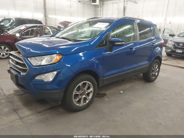 Продажа на аукционе авто 2019 Ford Ecosport Se, vin: MAJ6S3GLXKC304059, номер лота: 45333870