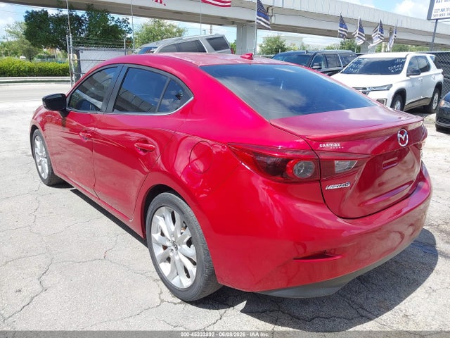 2015 Mazda Mazda3 S Grand Touring მანქანა იყიდება აუქციონზე, vin: JM1BM1W38F1268088, აუქციონის ნომერი: 45333892