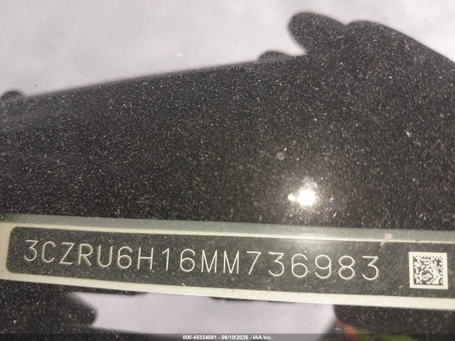 2021 Honda Hr-v Awd Sport მანქანა იყიდება აუქციონზე, vin: 3CZRU6H16MM736983, აუქციონის ნომერი: 45334081