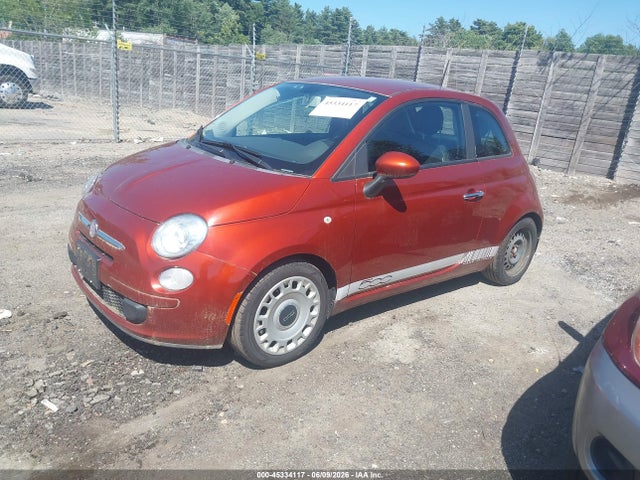 2012 Fiat 500 Pop მანქანა იყიდება აუქციონზე, vin: 3C3CFFAR8CT370121, აუქციონის ნომერი: 45334117