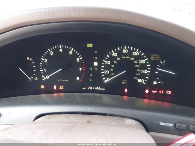 Aukcja sprzedaży 1997 Lexus Ls 400, vin: JT8BH28F4V0077109, numer aukcji: 45334143