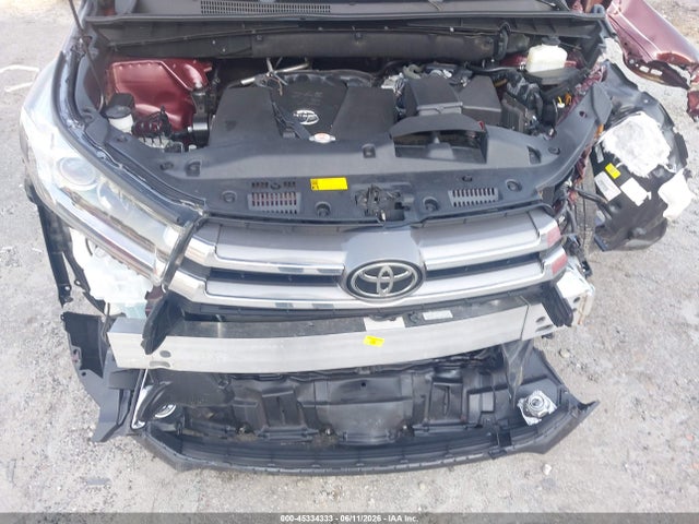 2019 Toyota Highlander Limited მანქანა იყიდება აუქციონზე, vin: 5TDDZRFHXKS931274, აუქციონის ნომერი: 45334333