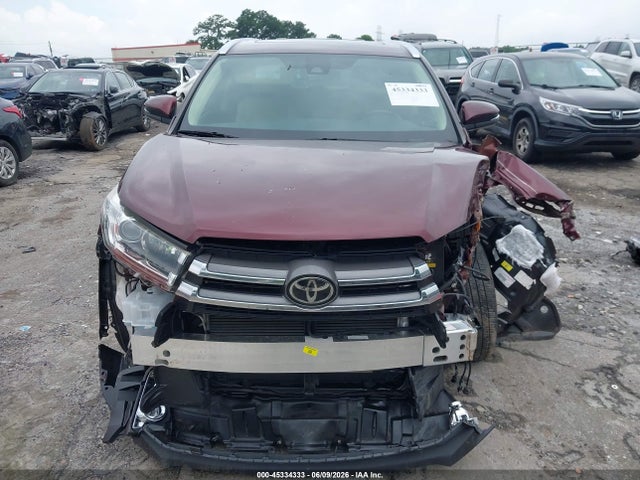 2019 Toyota Highlander Limited მანქანა იყიდება აუქციონზე, vin: 5TDDZRFHXKS931274, აუქციონის ნომერი: 45334333