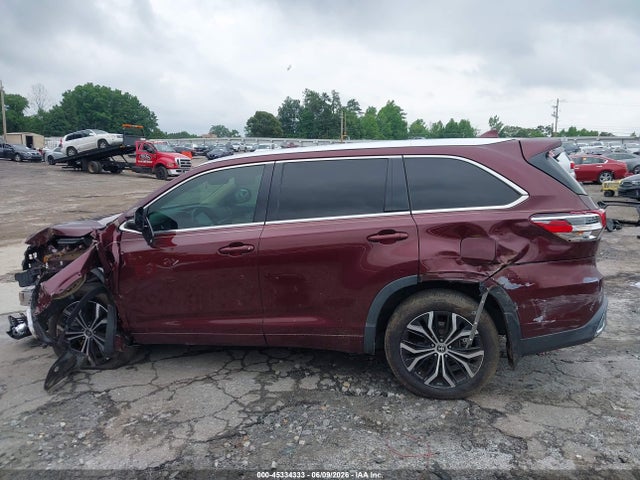 2019 Toyota Highlander Limited მანქანა იყიდება აუქციონზე, vin: 5TDDZRFHXKS931274, აუქციონის ნომერი: 45334333