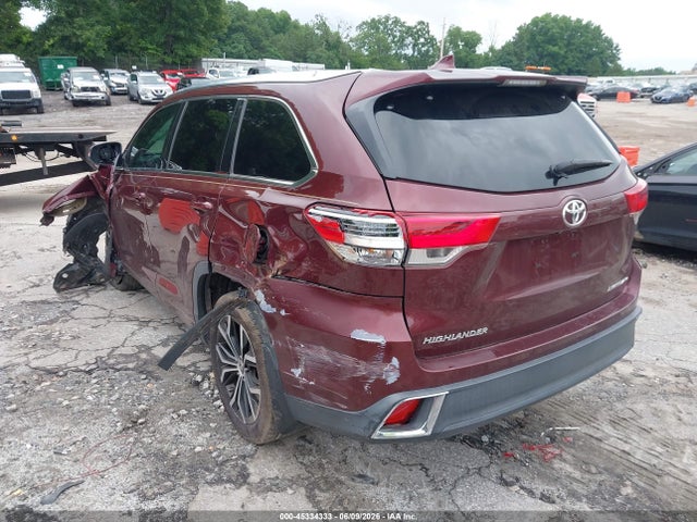 2019 Toyota Highlander Limited მანქანა იყიდება აუქციონზე, vin: 5TDDZRFHXKS931274, აუქციონის ნომერი: 45334333