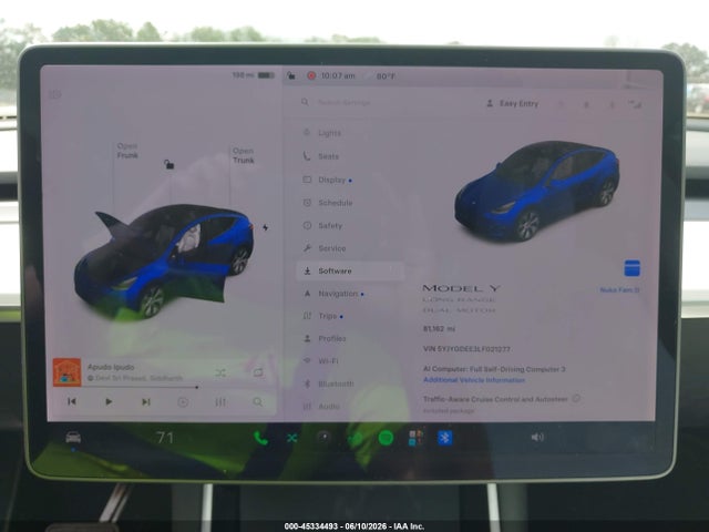 Продажа на аукционе авто 2020 Tesla Model Y Long Range Dual Motor All-wheel Drive, vin: 5YJYGDEE3LF021277, номер лота: 45334493