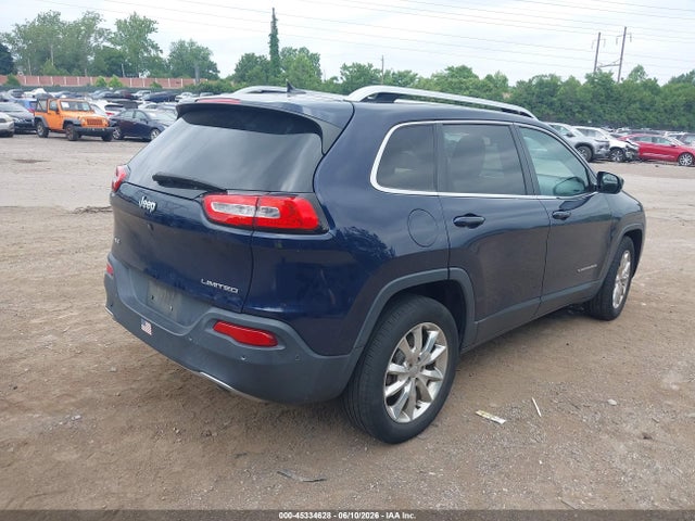 Продажа на аукционе авто 2014 Jeep Cherokee Limited, vin: 1C4PJMDS5EW226389, номер лота: 45334628