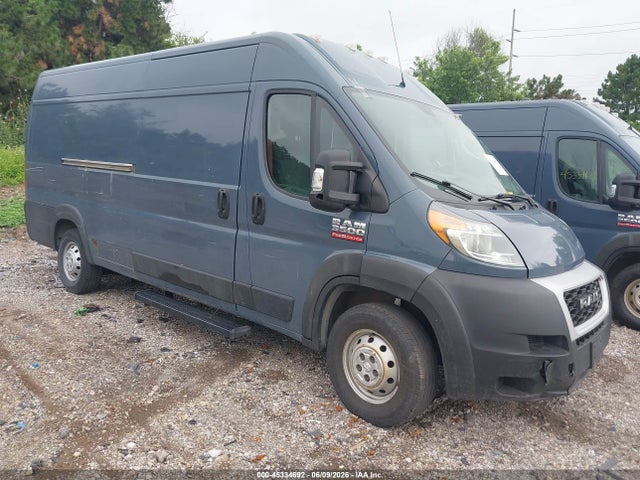 45334692 :رقم المزاد ، 3C6URVJG9LE124660 vin ، 2020 Ram Promaster 3500 Cargo Van High Roof 159 Wb Ext مزاد بيع