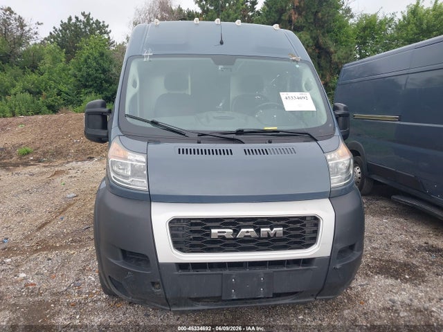 45334692 :رقم المزاد ، 3C6URVJG9LE124660 vin ، 2020 Ram Promaster 3500 Cargo Van High Roof 159 Wb Ext مزاد بيع