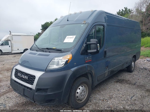 45334692 :رقم المزاد ، 3C6URVJG9LE124660 vin ، 2020 Ram Promaster 3500 Cargo Van High Roof 159 Wb Ext مزاد بيع