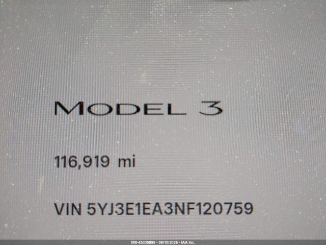 Tesla Model 3 Rear-wheel Drive 2022 5YJ3E1EA3NF120759 Image 16