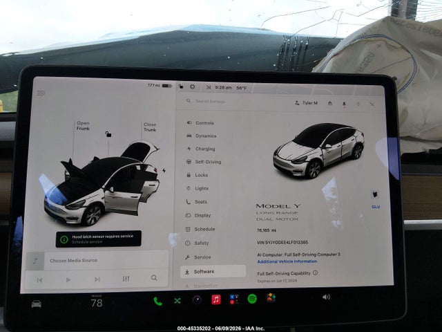 Продажа на аукционе авто 2020 Tesla Model Y Long Range Dual Motor All-wheel Drive, vin: 5YJYGDEE4LF013365, номер лота: 45335202