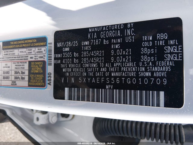 KIA Ev9 Gt-line 2026 5XYAEFS56TG010709 Image 9
