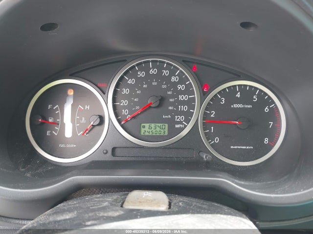 Продаж на аукціоні авто 2005 Subaru Impreza 2.5rs, vin: JF1GD66545H516739, номер лоту: 45335313