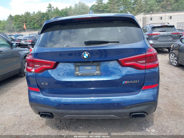 Продаж на аукціоні авто 2019 Bmw X3 M40i, vin: 5UXTS3C53K0Z08251, номер лоту: 45335331