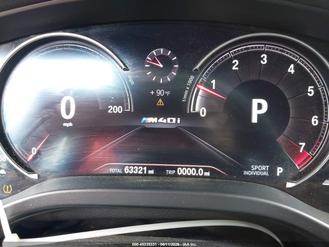 Продаж на аукціоні авто 2019 Bmw X3 M40i, vin: 5UXTS3C53K0Z08251, номер лоту: 45335331
