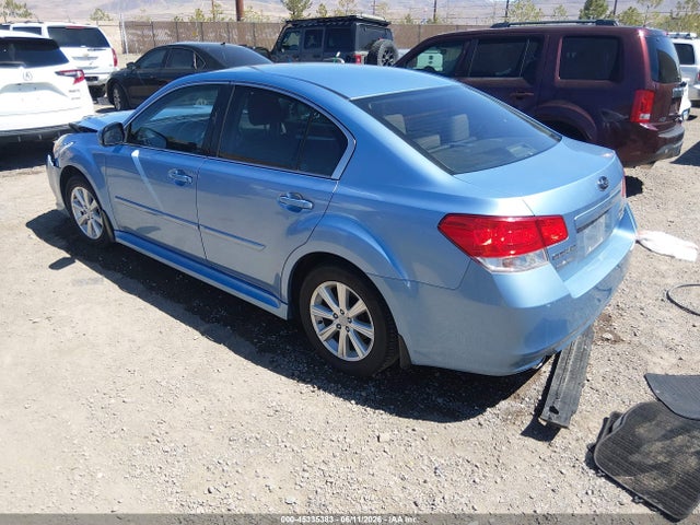 Продаж на аукціоні авто 2012 Subaru Legacy 2.5i Premium, vin: 4S3BMBC68C3014434, номер лоту: 45335383