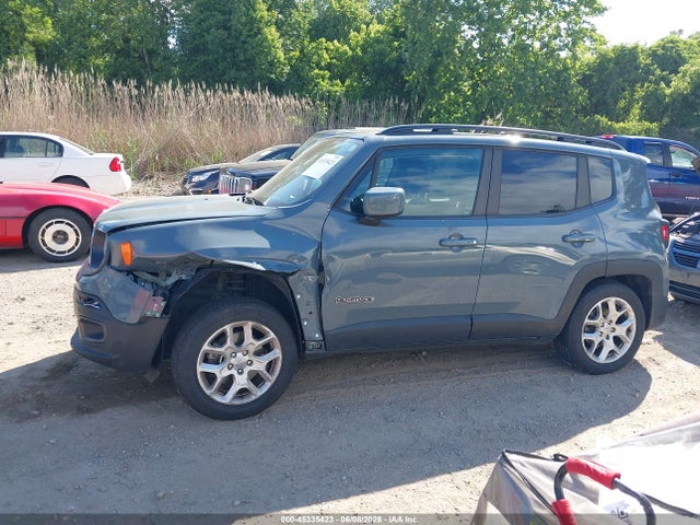 45335423 :رقم المزاد ، ZACCJBBB2JPH88912 vin ، 2018 Jeep Renegade Latitude 4x4 مزاد بيع