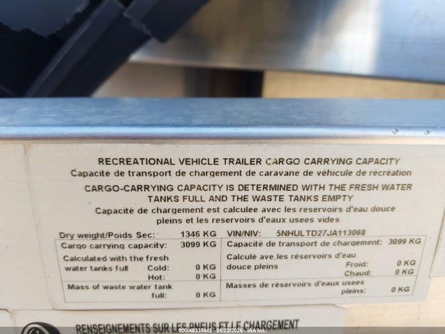 Forest River 8.5x28 Cargo Trailer 2018 5NHULTD27JA113068 Image 9