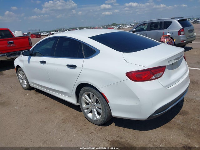 2015 Chrysler 200 Limited მანქანა იყიდება აუქციონზე, vin: 1C3CCCAB5FN753870, აუქციონის ნომერი: 45335540