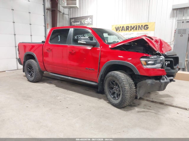 Auction sale of the 2019 Ram 1500 Rebel  4x4 5'7 Box, vin: 1C6SRFLT7KN910880, lot number: 45335736