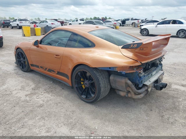 Продаж на аукціоні авто 2015 Porsche 911 Gt3, vin: WP0AC2A99FS183433, номер лоту: 45335755
