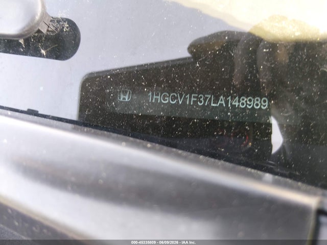 Aukcja sprzedaży 2020 Honda Accord Sport, vin: 1HGCV1F37LA148989, numer aukcji: 45335809