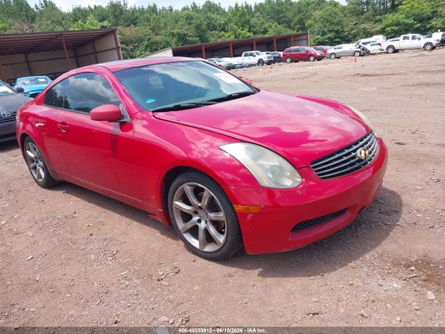 2004 Infiniti G35 მანქანა იყიდება აუქციონზე, vin: JNKCV54E44M827692, აუქციონის ნომერი: 45335912