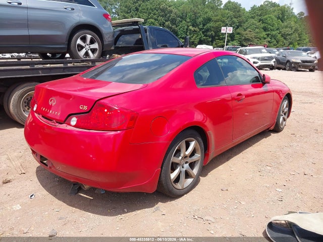 45335912 :رقم المزاد ، JNKCV54E44M827692 vin ، 2004 Infiniti G35 مزاد بيع
