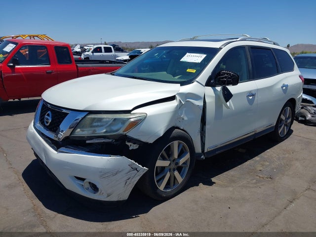 Продажа на аукционе авто 2015 Nissan Pathfinder Platinum, vin: 5N1AR2MN5FC633026, номер лота: 45335919