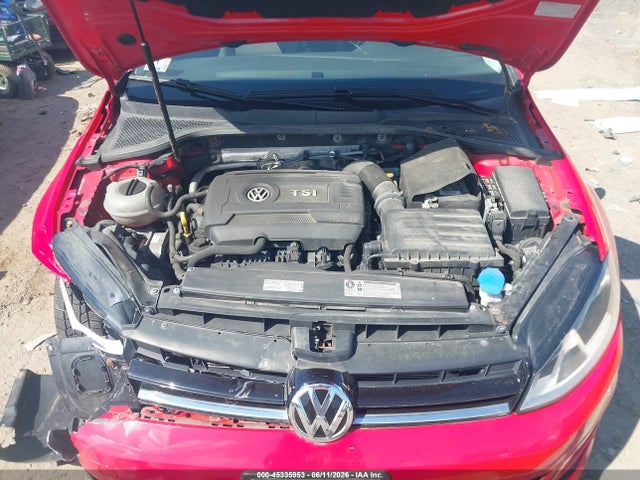 45335953 :رقم المزاد ، 3VW217AU7GM041617 vin ، 2016 Volkswagen Golf Tsi S 4-door مزاد بيع