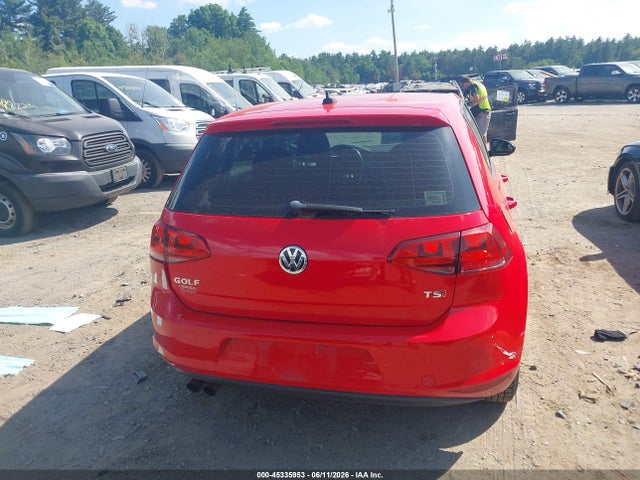 45335953 :رقم المزاد ، 3VW217AU7GM041617 vin ، 2016 Volkswagen Golf Tsi S 4-door مزاد بيع