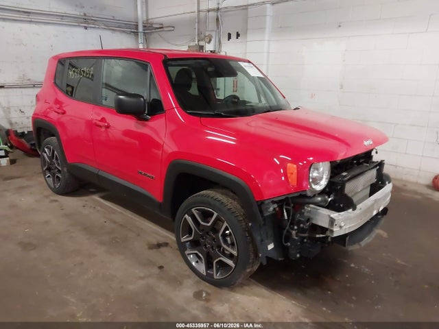 Auction sale of the 2021 Jeep Renegade Jeepster 4x4, vin: ZACNJDAB6MPN34823, lot number: 45335957
