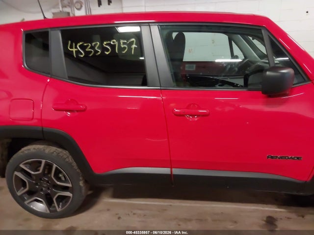 2021 Jeep Renegade Jeepster 4x4 მანქანა იყიდება აუქციონზე, vin: ZACNJDAB6MPN34823, აუქციონის ნომერი: 45335957