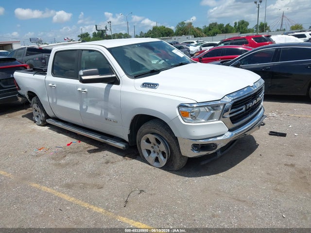 Auction sale of the 2020 Ram 1500 Big Horn  4x4 5'7 Box, vin: 1C6SRFFT0LN338791, lot number: 45335980