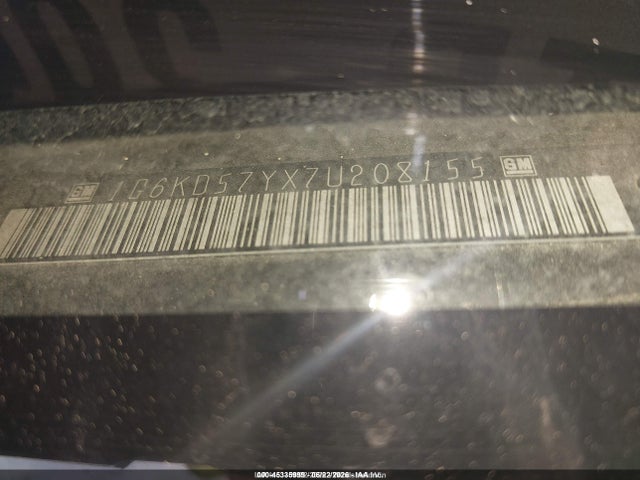 2007 Cadillac Dts Luxury I მანქანა იყიდება აუქციონზე, vin: 1G6KD57YX7U208155, აუქციონის ნომერი: 45335999