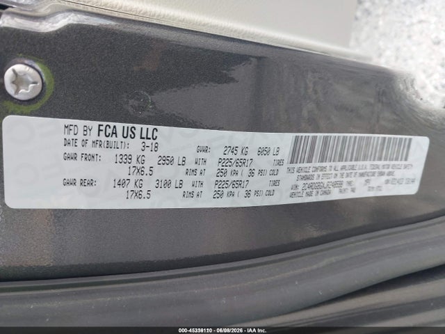 Dodge Grand Caravan Se 2018 2C4RDGBGXJR248598 Image 9