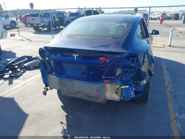45336125 :رقم المزاد ، 5YJ3E1EB3NF366381 vin ، 2022 Tesla Model 3 Long Range Dual Motor All-wheel Drive مزاد بيع