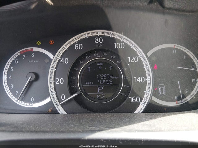 45336185 :رقم المزاد ، 1HGCR2F88DA074005 vin ، 2013 Honda Accord Ex-l مزاد بيع