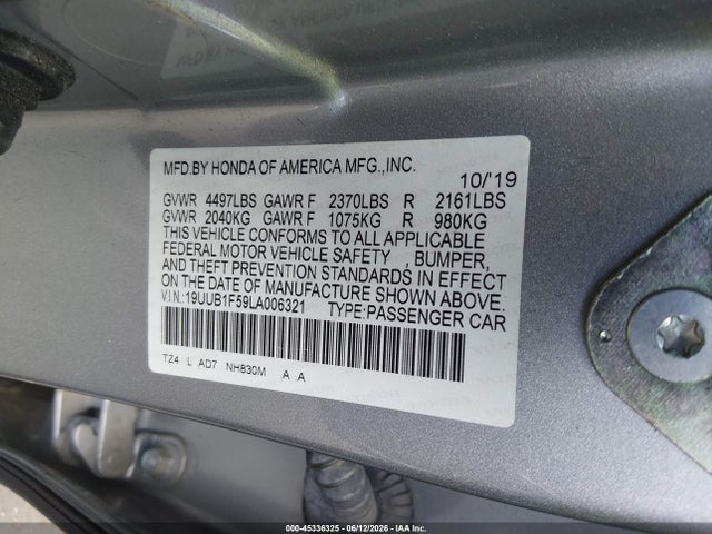 Acura Tlx Tech Package 2020 19UUB1F59LA006321 Image 9