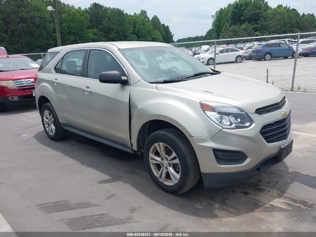 Продаж на аукціоні авто 2016 Chevrolet Equinox Ls, vin: 2GNALBEK9G1101352, номер лоту: 45336331