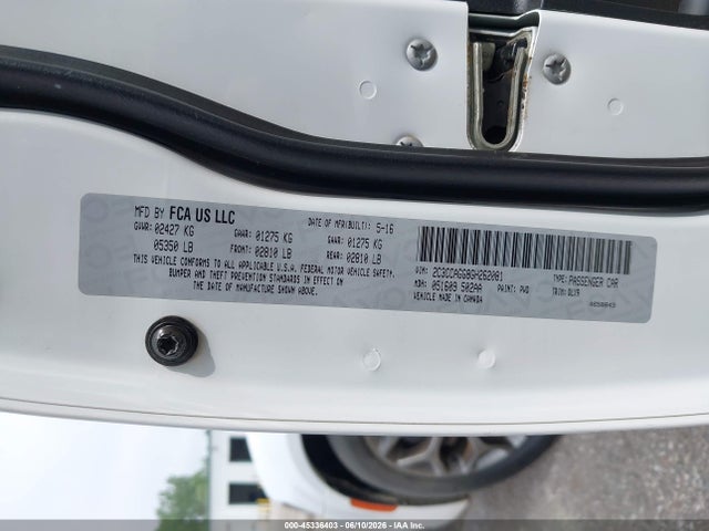 Продажа на аукционе авто 2016 Chrysler 300 300s, vin: 2C3CCAGG8GH262081, номер лота: 45336403