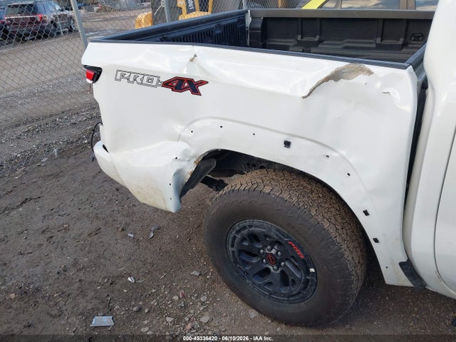2026 Nissan Frontier Pro-4x 4x4 მანქანა იყიდება აუქციონზე, vin: 1N6ED1EK1TN638241, აუქციონის ნომერი: 45336420